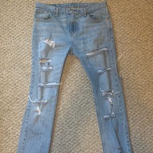 Hand Distressed Vintage Levi’s